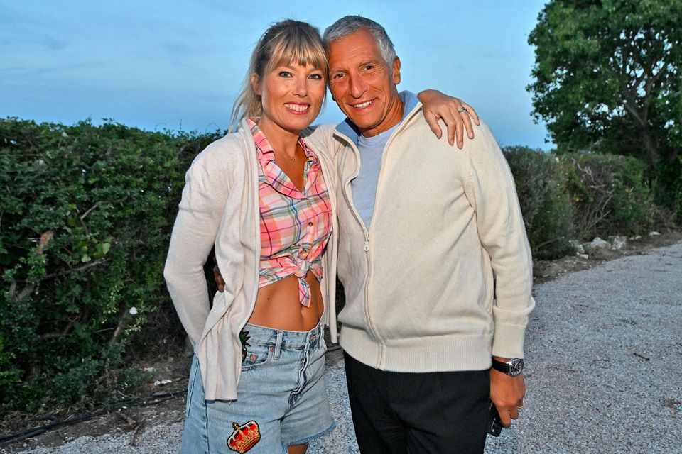 Nagui et son epouse