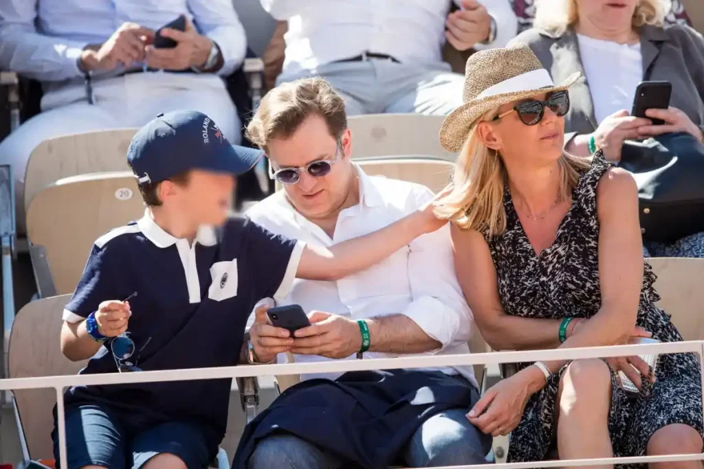 Laurence Ferrari, son mari et son fils