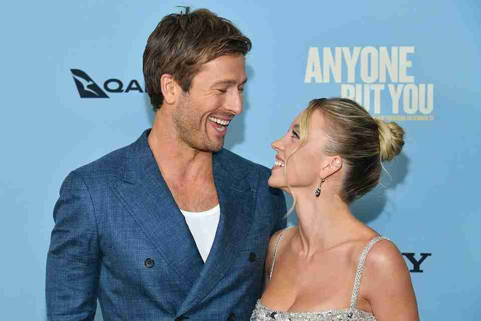 Glen Powell with Sydney Sweeney