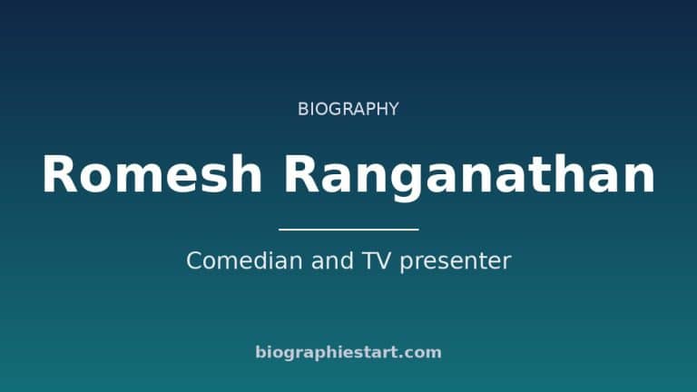 Who Is Romesh Ranganathan? Career, Age and Personal Life Romesh Ranganathan, British comedian: biography