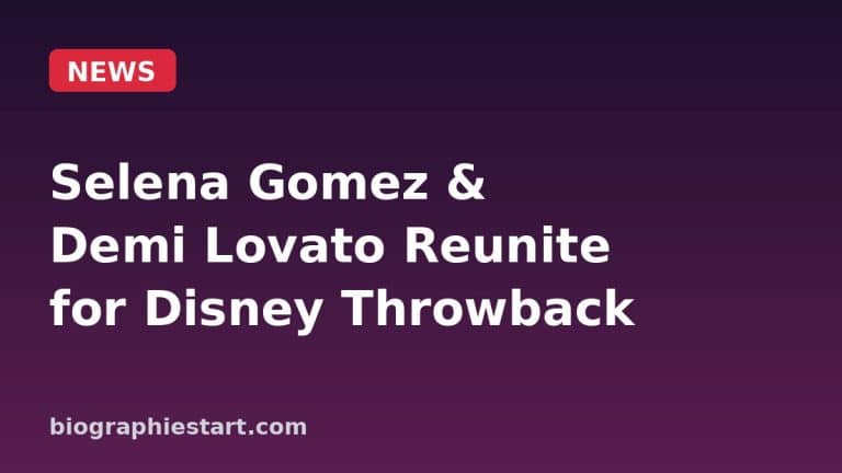 News graphic: Selena Gomez and Demi Lovato reunite for Princess Protection Program throwback